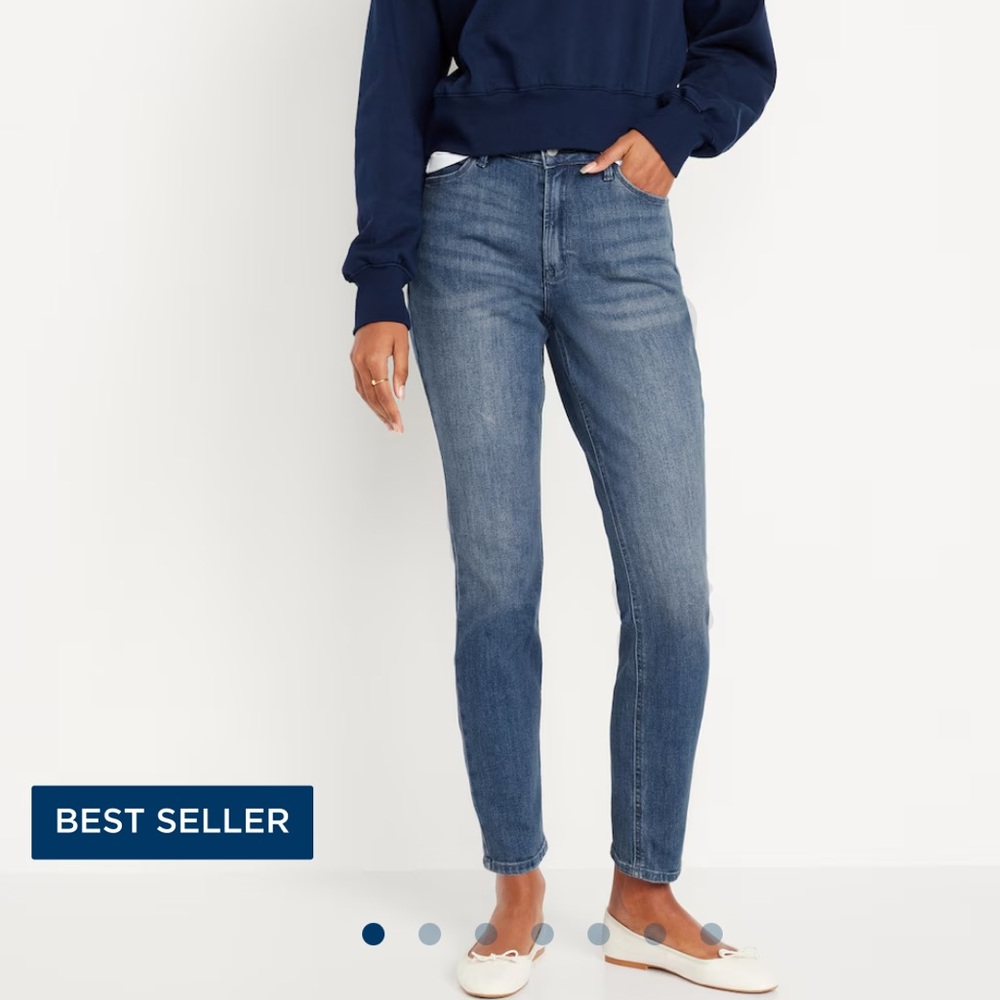 High-Rise Wow Straight Jeans by Old Navy